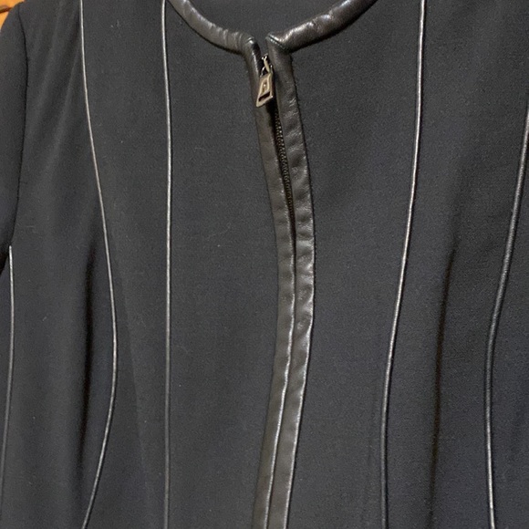 Ralph Lauren leather trimmed jacket - Picture 4 of 7